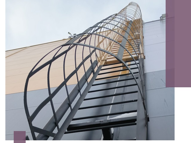 Изготовление и монтаж пожарных лестниц в Салехарде профессионально