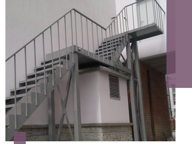 Монтаж пожарных лестниц под ключ в Салехарде с гарантией качества