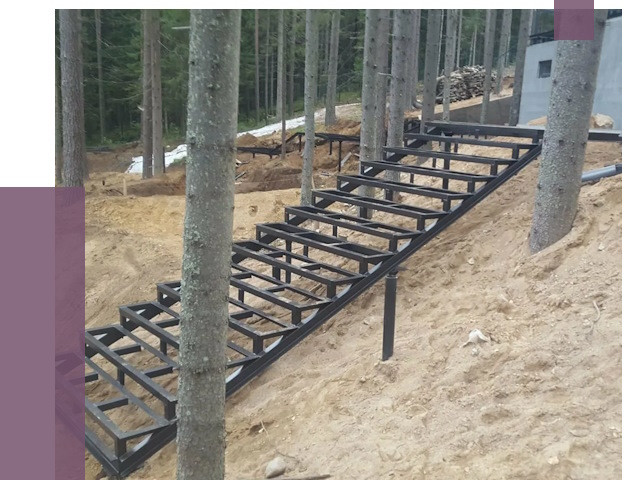 Монтаж металлических лестниц в Салехарде от 14183 руб. 