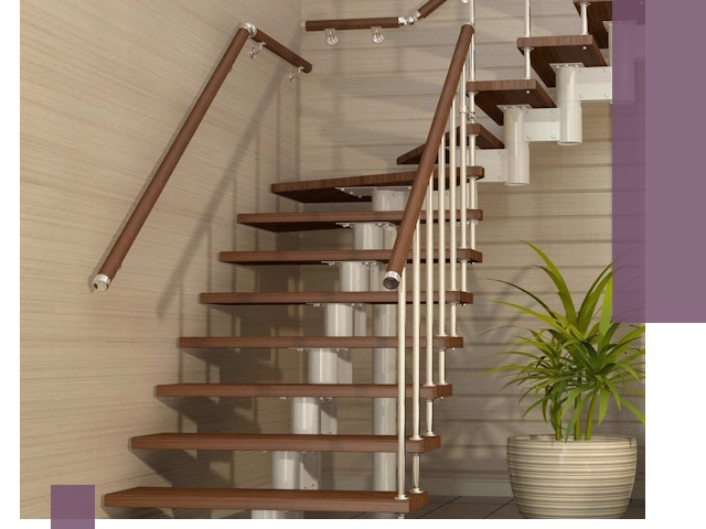 Изготовление модульных лестниц под ключ в Салехарде