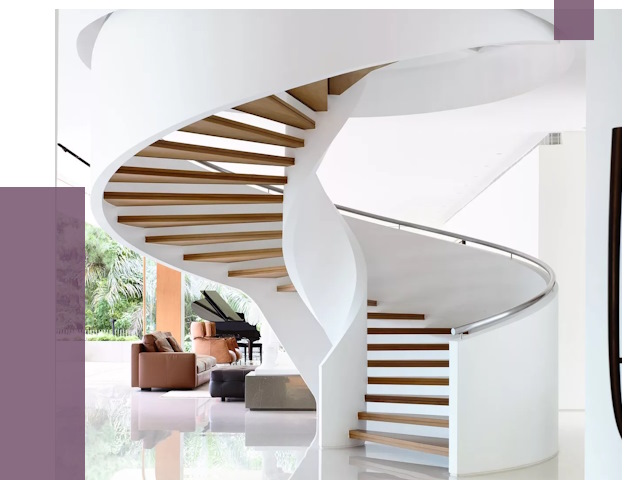 Винтовые лестницы в Салехарде под ключ от 50844 руб. | ПРОЛЁТ-Слх