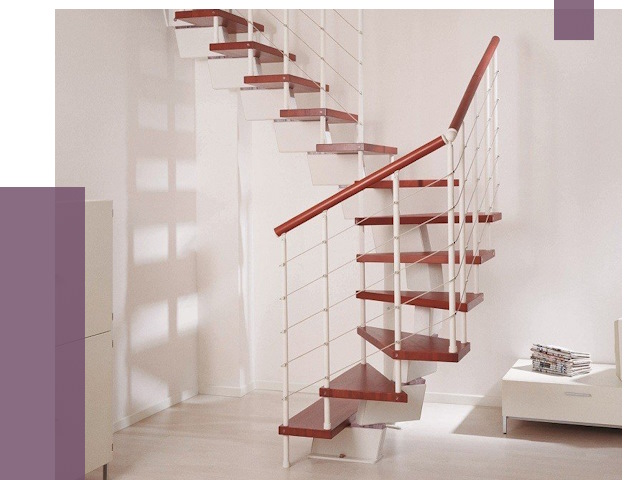 Изготовление лестниц на больцах в Салехарде от 10169 руб. | ПРОЛЁТ-Слх