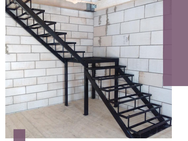 Лестницы на металлокаркасе под ключ в Салехарде — изготовление и монтаж