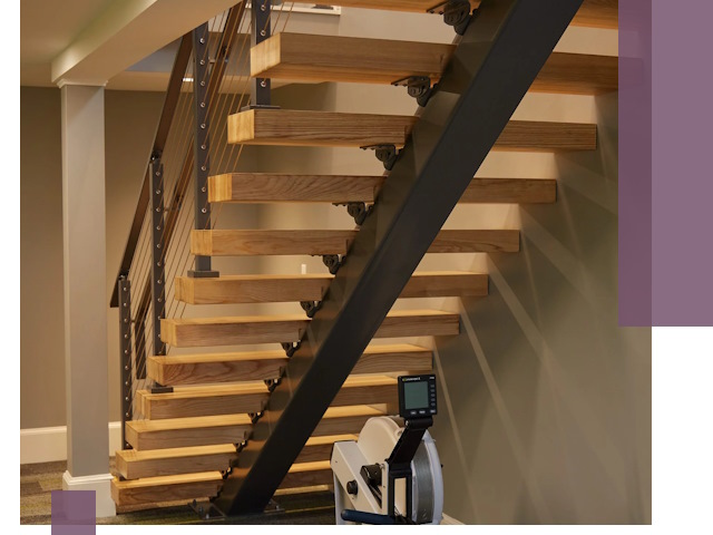 Лестницы на монокосоурах под ключ в Салехарде - изготовление и монтаж