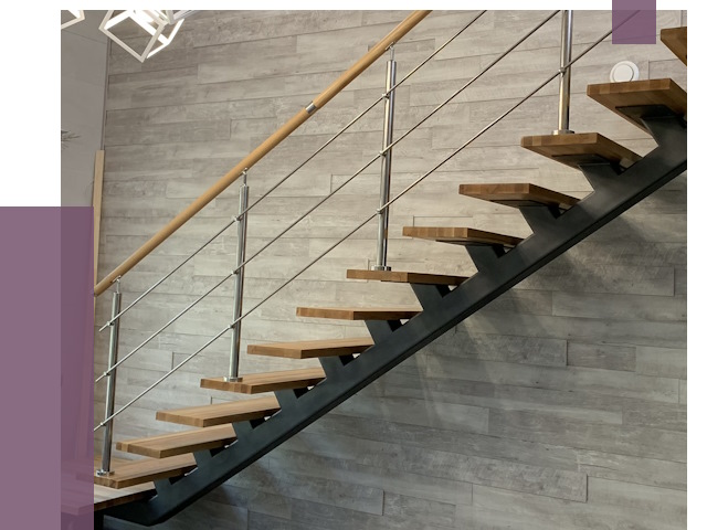 Изготовление лестниц на монокосоуре в Салехарде от 79745 руб. 