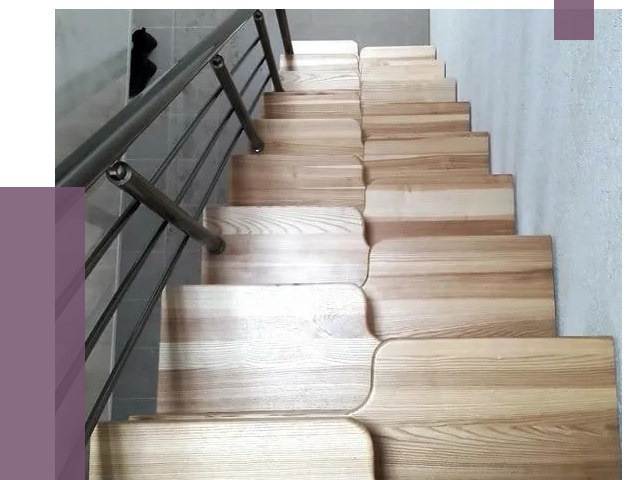 Лестницы гусиный шаг в Салехарде от 13648 руб. под ключ | ПРОЛЁТ-Слх