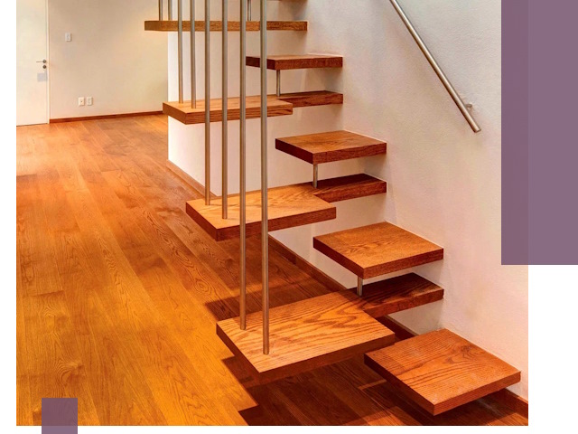 Лестницы «гусиный шаг» на заказ в Салехарде для узких пространств