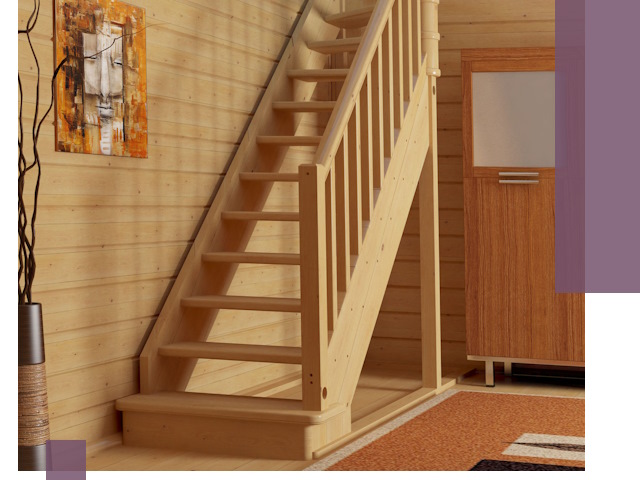 Лестницы эконом класса под ключ в Салехарде — недорого и быстро