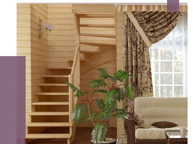 Лестницы для дачи в Салехарде от 79477 руб.  | ПРОЛЁТ-Слх