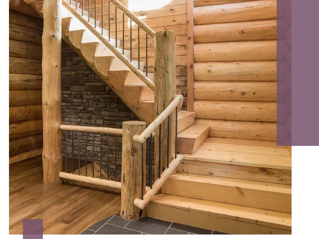 Лестницы в баню под заказ и профессиональный монтаж в Салехарде