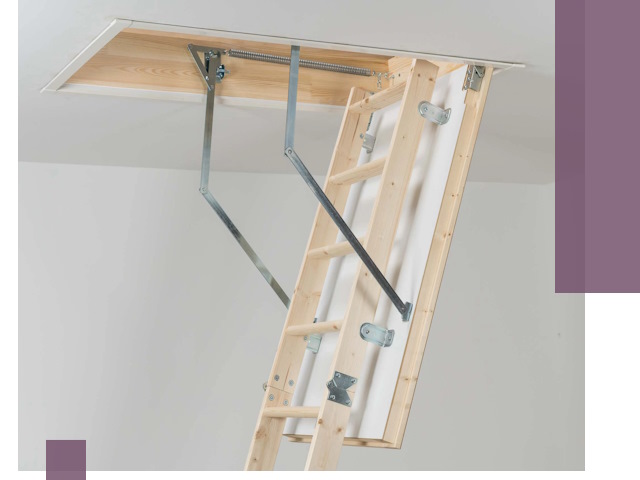 Установка чердачной лестницы под ключ в Салехарде