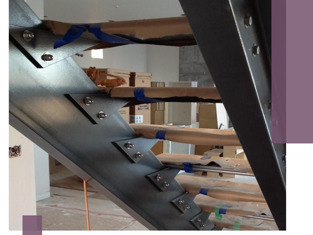 Усиление лестничных конструкций и усиление опор в Салехарде