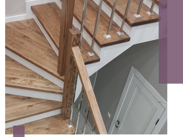 Обшивка металлических лестниц под ключ в Салехарде