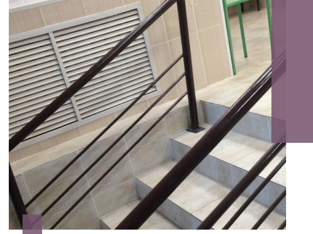 Изготовление перил из металла под ключ в Салехарде