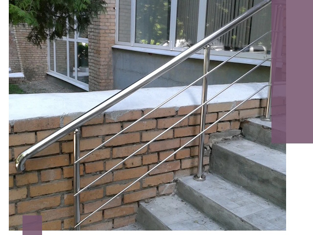 Перила из нержавеющей стали высокого качества в Салехарде