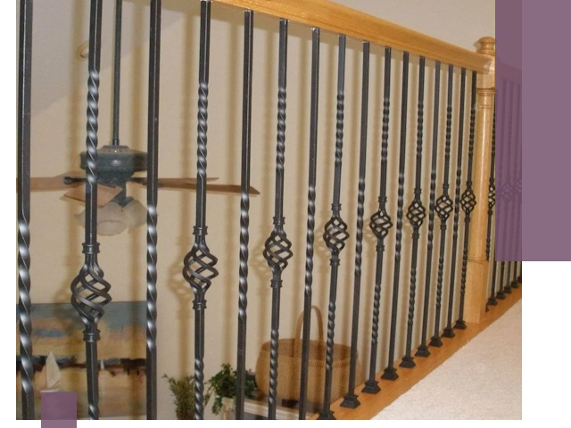 Изготовление и монтаж кованных перил в Салехарде под ключ