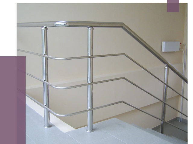 Алюминиевые перила в Салехарде от 6636 руб. под ключ | ПРОЛЁТ-Слх