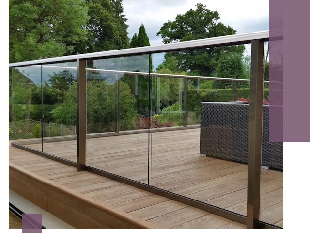 Алюминиевые перила на заказ в Салехарде — монтаж и гарантия