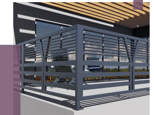 Изготовление балконных ограждений в Салехарде от 11239 руб. | ПРОЛЁТ-Слх