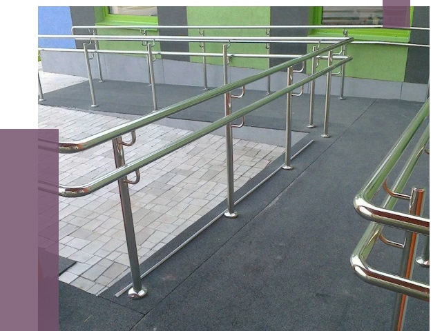Ограждения пандусов в Салехарде от 4549 руб. монтаж | ПРОЛЁТ-Слх