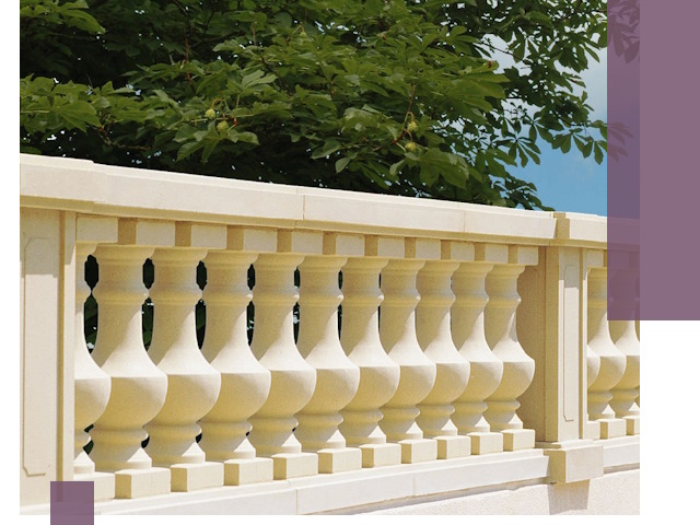 Установка балюстрады в Салехарде: изготовление и монтаж под ключ