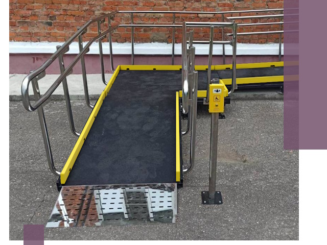 Изготовление наклонных пандусов для инвалидов в Салехарде