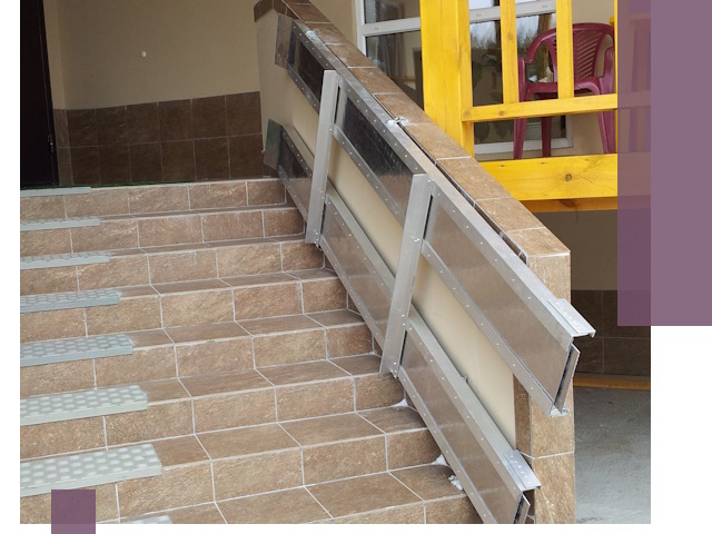 Откидные пандусы под ключ в Салехарде — монтаж и демонтаж