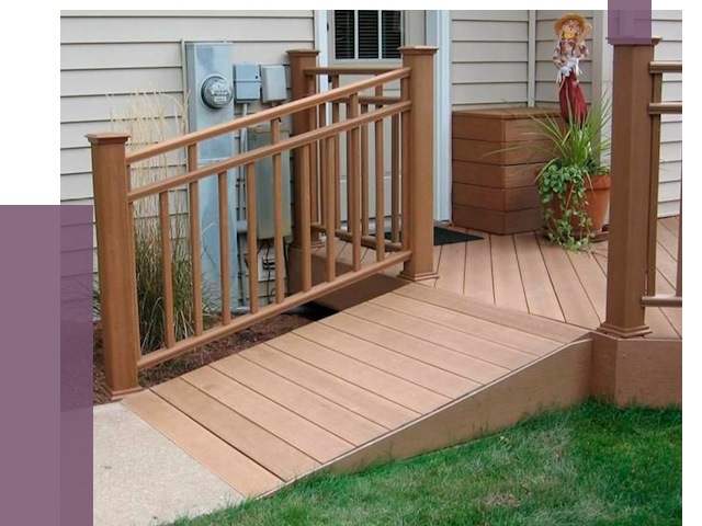 Пандус на крыльцо в Салехарде под ключ от 8135 руб. 