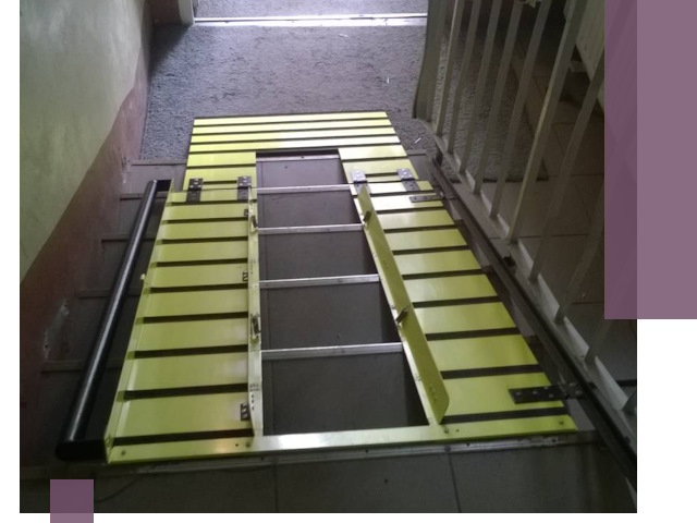 Профессиональный монтаж пандуса в подъезд в Салехарде