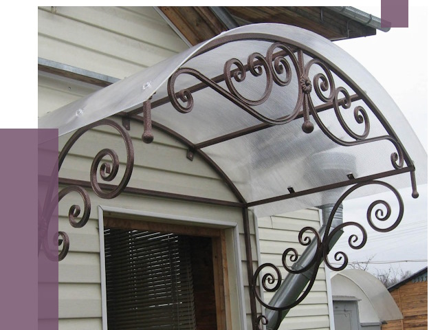 Изготовление козырьков в Салехарде от 7707 руб. — заказать | ПРОЛЁТ-Слх