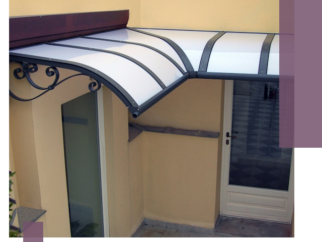 Монтаж козырьков любой сложности в Салехарде под ключ