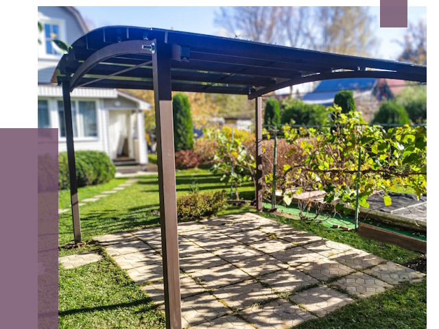 Навесы для дачи в Салехарде от 13326 руб. под ключ — ПРОЛЁТ-Слх