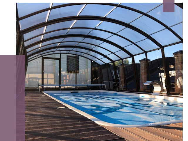 Навесы для бассейна в Салехарде от 17555 руб. под ключ | ПРОЛЁТ-Слх