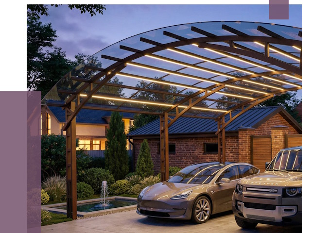 Металлические навесы в Салехарде от 13273 руб. под ключ — ПРОЛЁТ-Слх