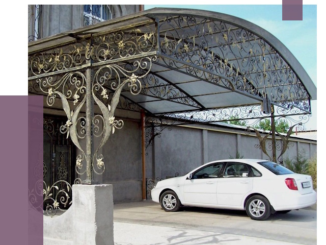 Кованые навесы в Салехарде от 15253 руб. | ПРОЛЁТ-Слх