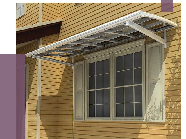 Козырьки над окнами в Салехарде от 7974 руб. — монтаж, покупки | ПРОЛЁТ-Слх