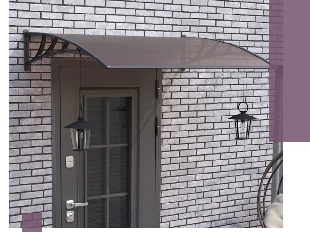 Недорогие козырьки и навесы под ключ в Салехарде