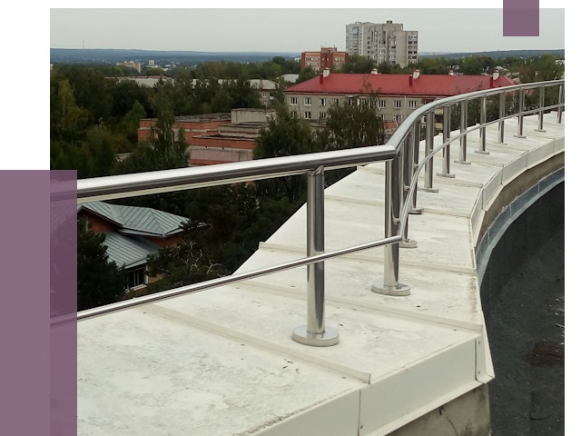 Парапеты и ограждения кровли в Салехарде от 5191 руб.