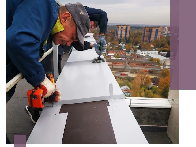 Монтаж парапетов в Салехарде — установка прочных металлических ограждений