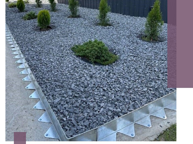 Оцинкованные металлические бордюры под заказ в Салехарде