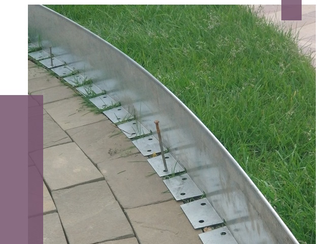 Металлические бордюры для тротуаров в Салехарде от 9098 руб.