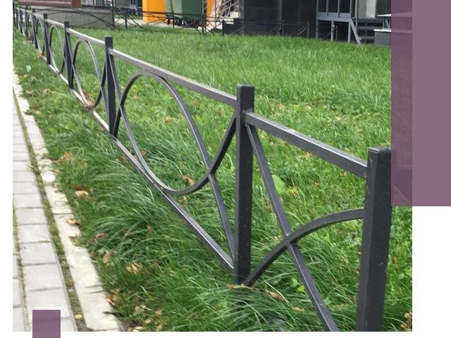 Газонные ограждения из металла в Салехарде — монтаж и продажа
