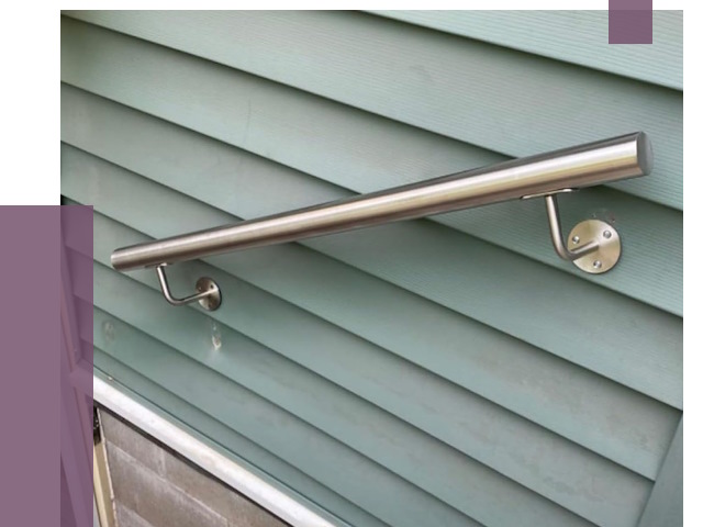 Поручни из нержавеющей стали в Салехарде от 8028 руб.  | ПРОЛЁТ-Слх